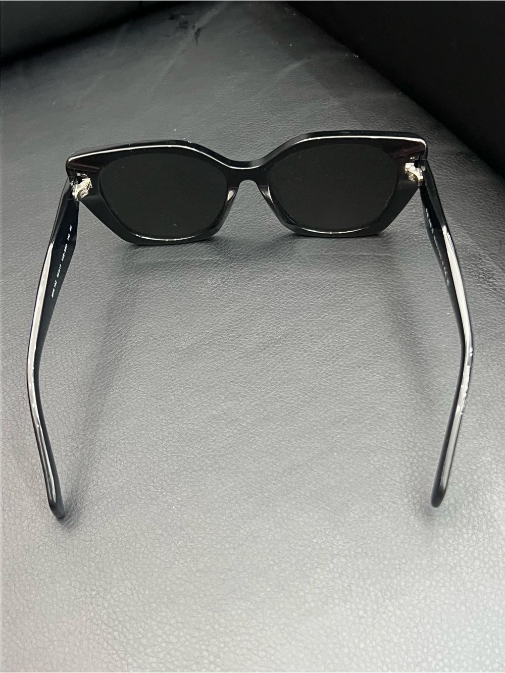Prada Black Oversized Cat-Eye Sunglasses - Picture 5 of 5